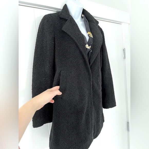 Maccs ❤️ the label/ Sherpa Teddy jacket/ Snap buttons/ Oversized/ Size US XS - Picture 7 of 12